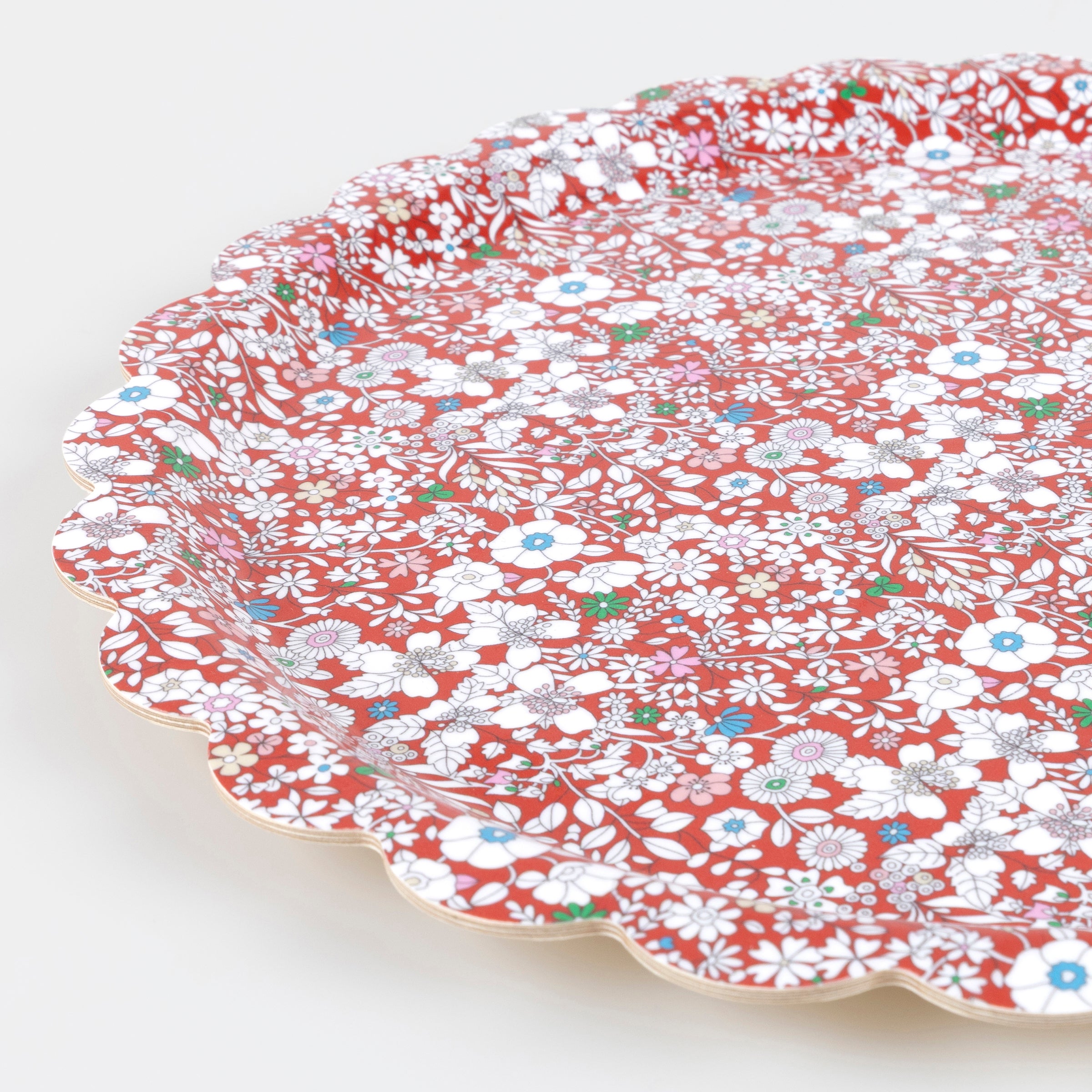 Meri Meri x Liberty Red June's Meadow Small Tray